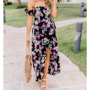Tropical Pink Lily dress